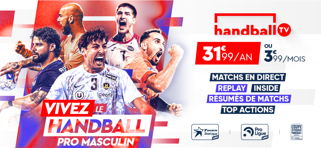 L'offre HandballTV évolue pour ne rien manquer de la saison avec nos Chartrains !
