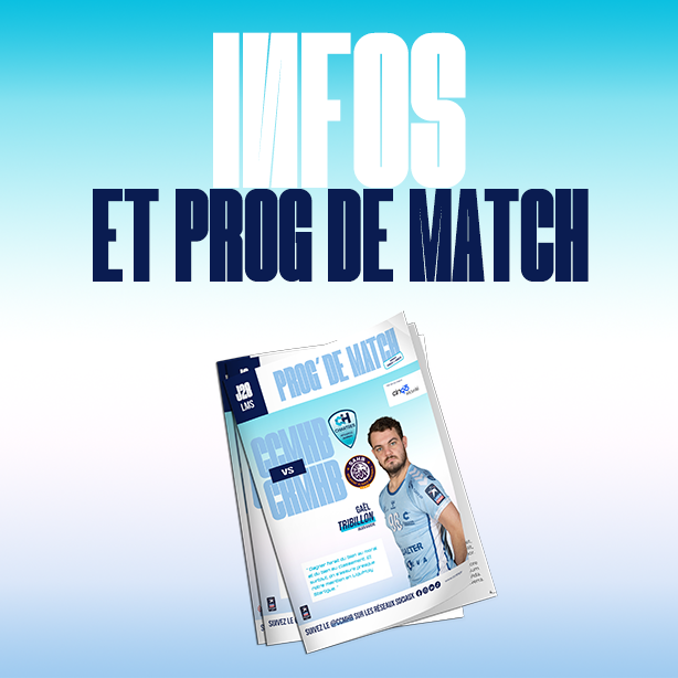 Infos & programme de match vs Chambery