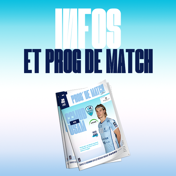 Infos & programme de match vs USAM Nimes Gard