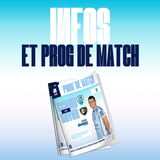 Infos & programme de match vs Saint-Raphaël