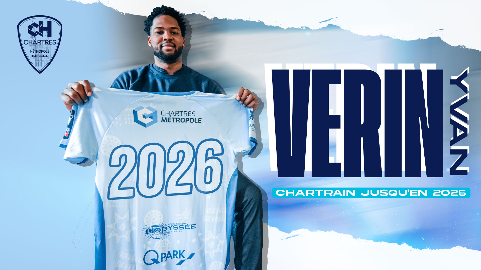 Yvan VERIN est Chartrain jusqu'en 2026 !