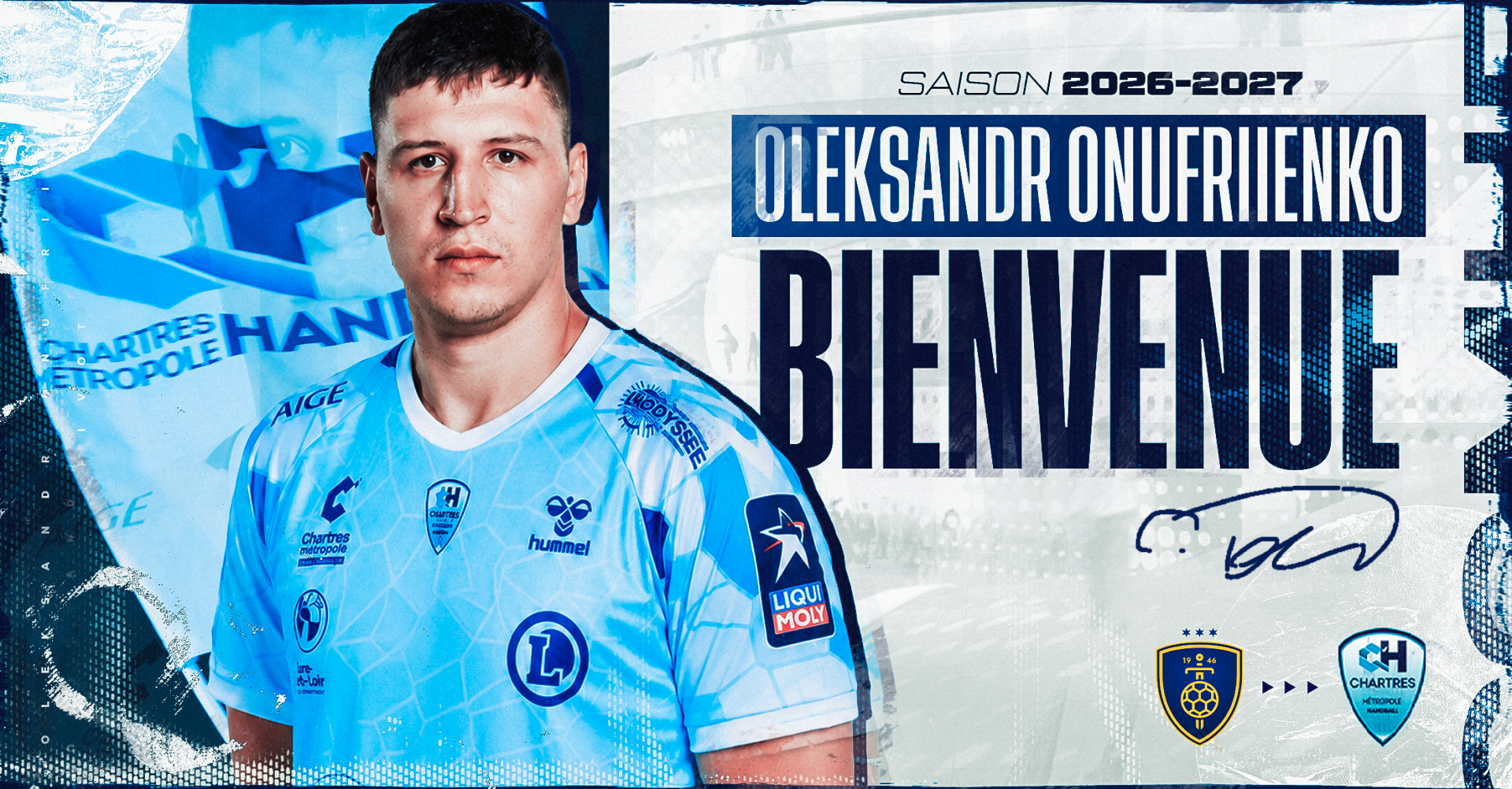 Officiel : Oleksandr Onufriienko rejoint le C'CMHB jusqu'en 2027