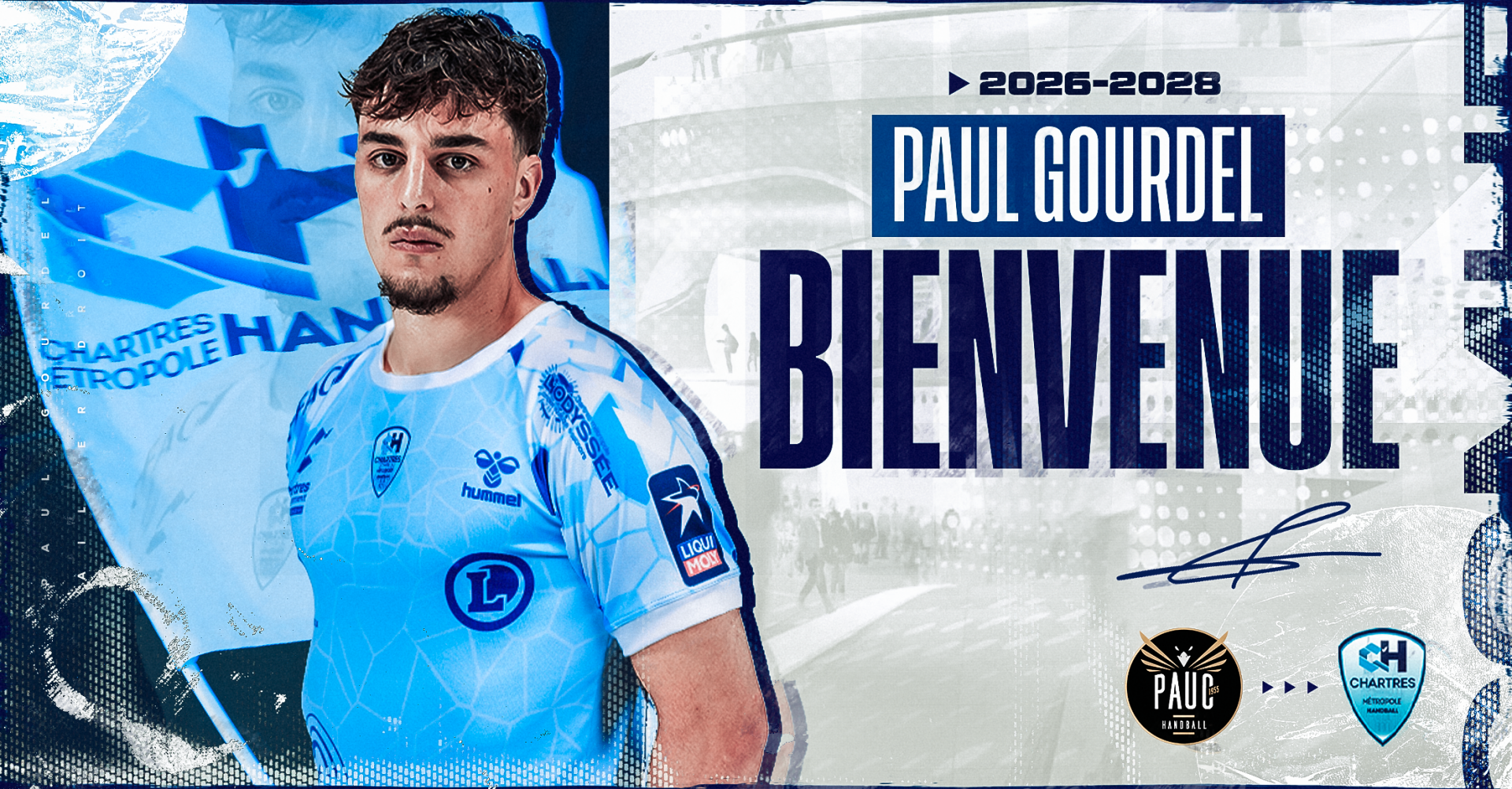Officiel : Paul GOURDEL, nouvel ailier droit du C’CMHB pour les deux prochaines saisons