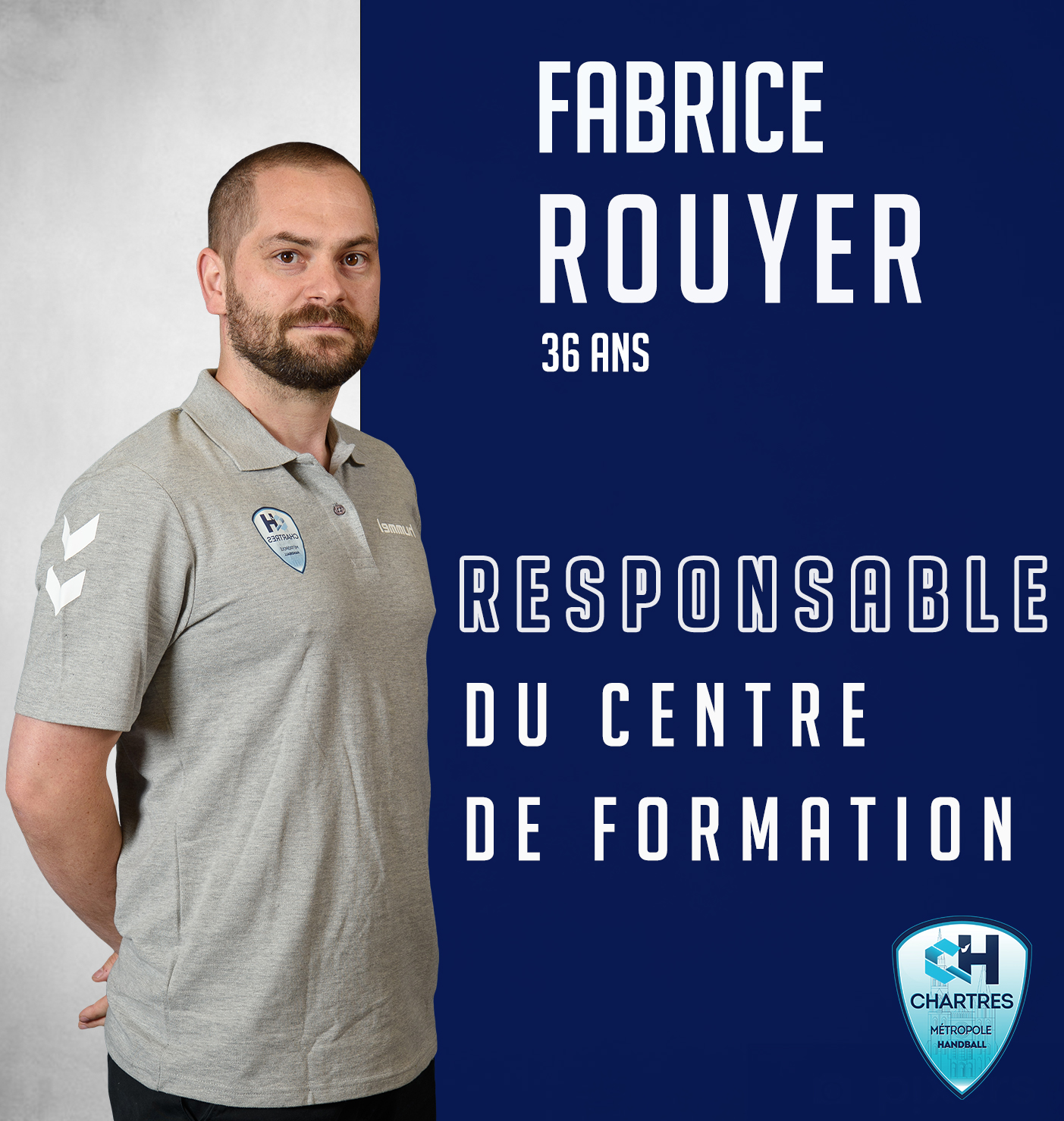 COMMUNIQUÉ : FABRICE ROUYER, NOUVEAU RESPONSABLE DU CENTRE DE FORMATION ! 