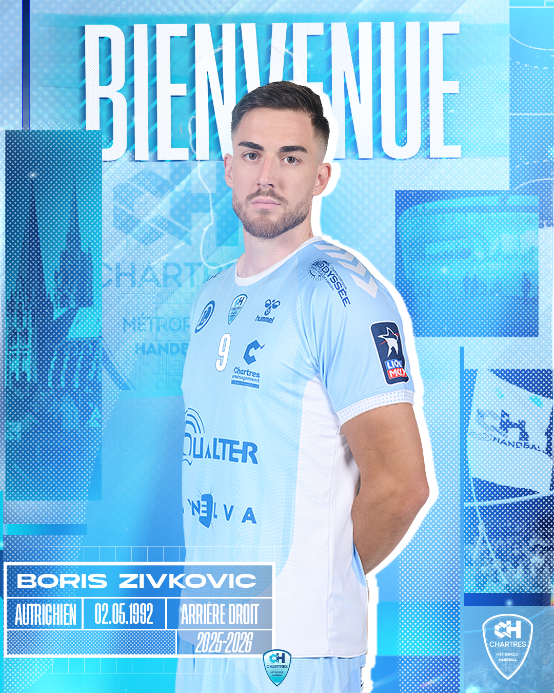 Officiel : Boris ZIVKOVIC rejoint Chartres !