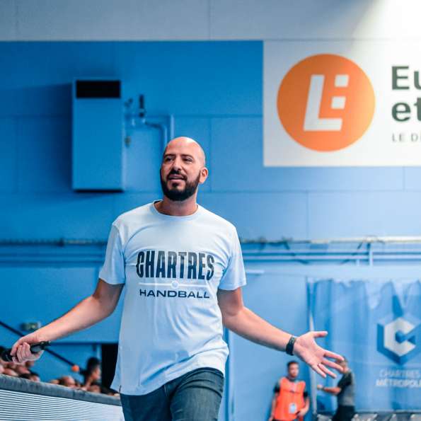 Meziane Chahed, nouveau speaker n°1 du C’Chartres Métropole Handball.