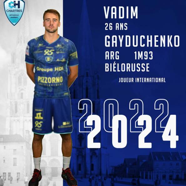 COMMUNIQUÉ DE PRESSE : UN NOUVEL ARRIÈRE GAUCHE SIGNE À CHARTRES POUR LA SAISON PROCHAINE 2022-2023 !