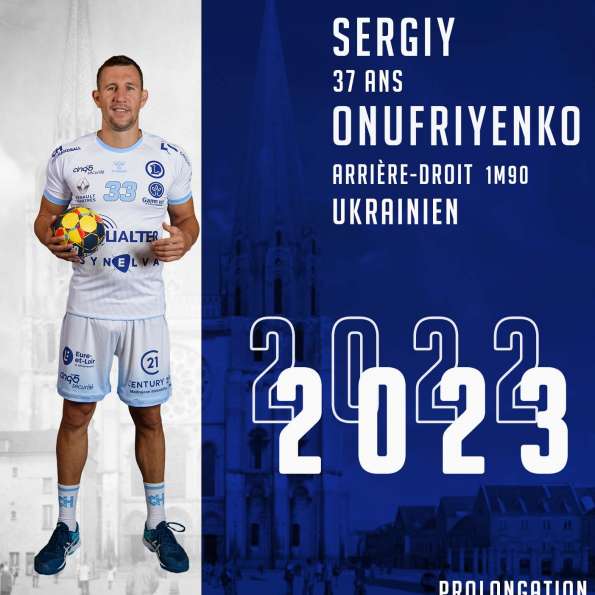 PROLONGATION D'UNE SAISON POUR SERGIY ONUFRIYENKO !