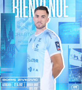 Officiel : Boris ZIVKOVIC rejoint Chartres !